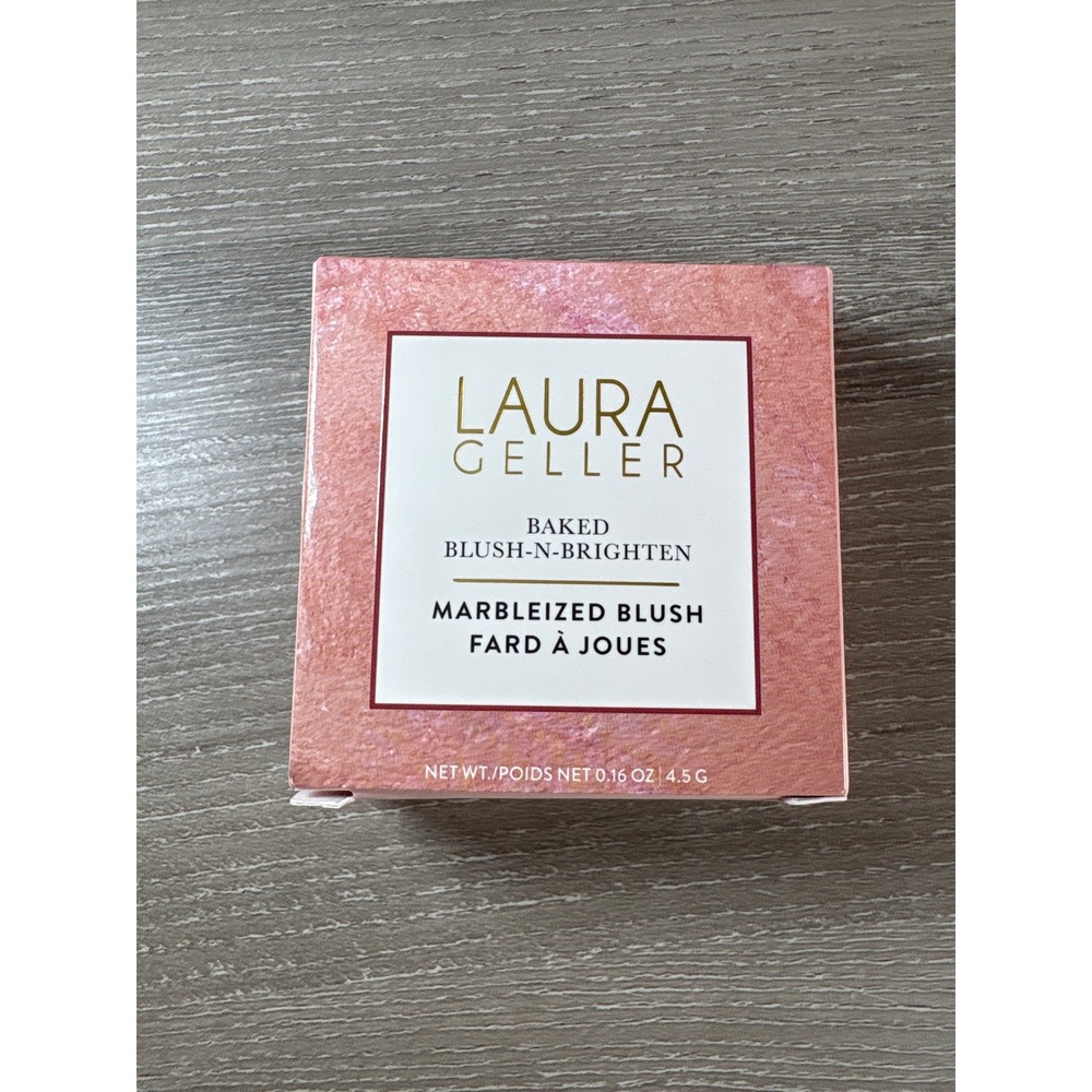 Laura Geller Baked Blush-N-Brighten Marbleized Blush Ethereal Rose 0.16oz New